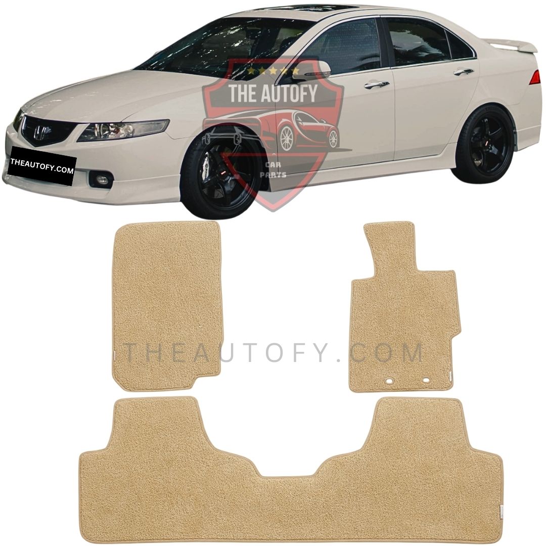 Honda Accord Premium Carpet Floor Mats - Model 2002-2007
