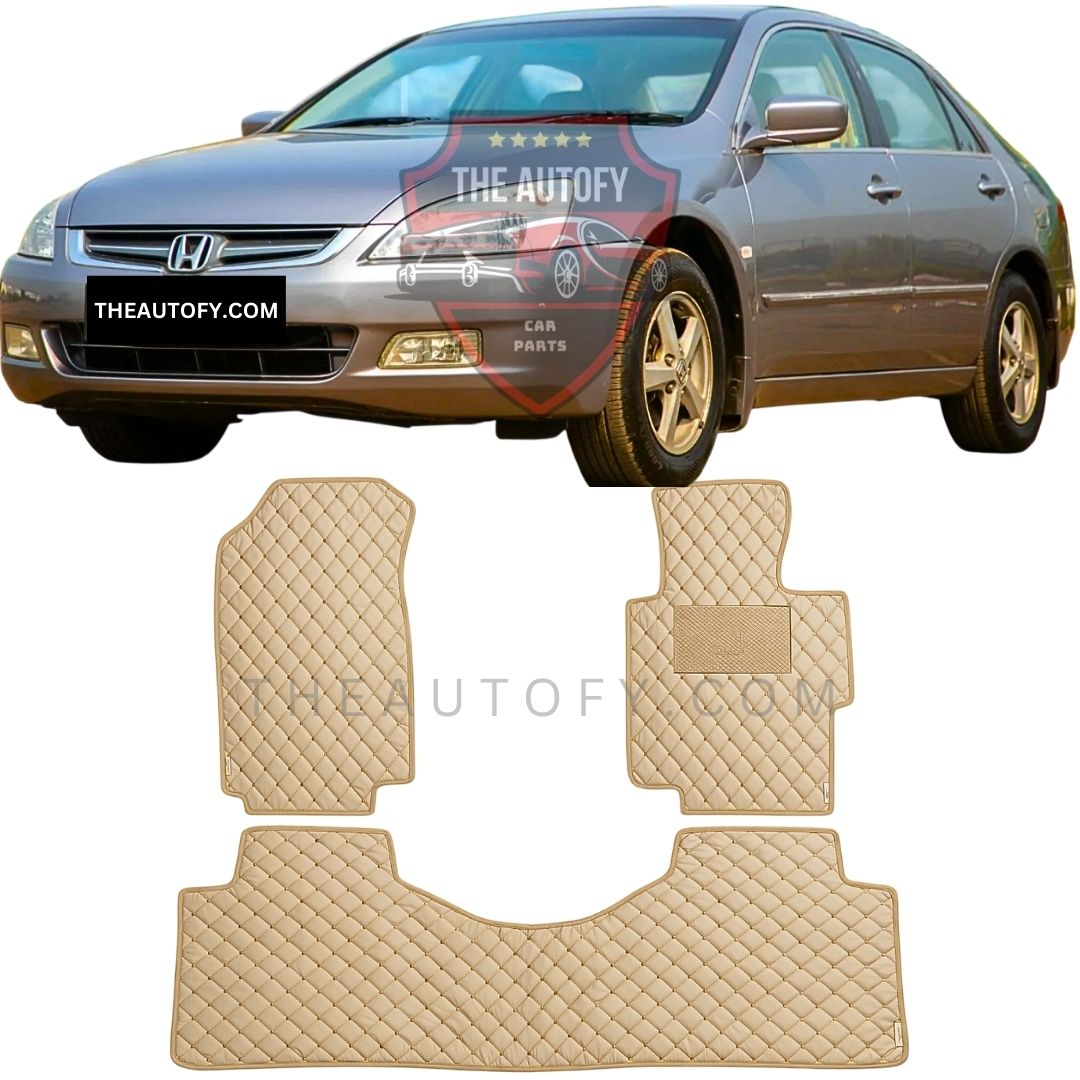 Honda Accord CM5 7D Flat Floor Mats - Model 2002-2007
