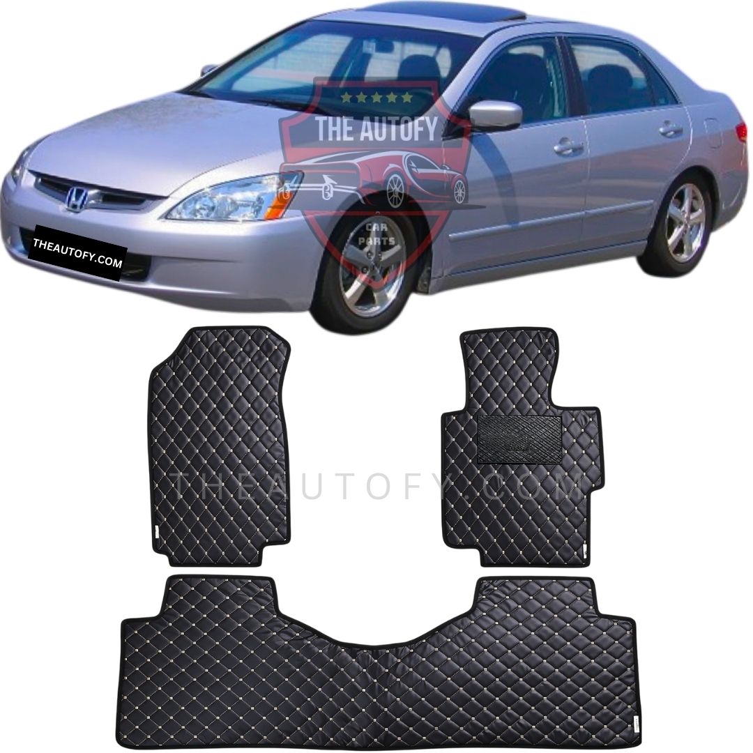 Honda Accord CM5 7D Flat Floor Mats - Model 2002-2007