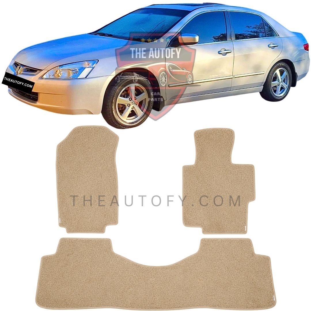 Honda Accord CM5 Premium Carpet Floor Mats - Model 2002-2007