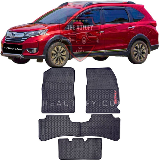 Honda BRV Latex Rubber Floor Mats - Model 2017-2026