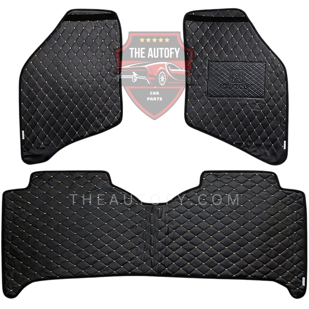 Honda City 7D Flat Floor Mats - Model 2006-2009