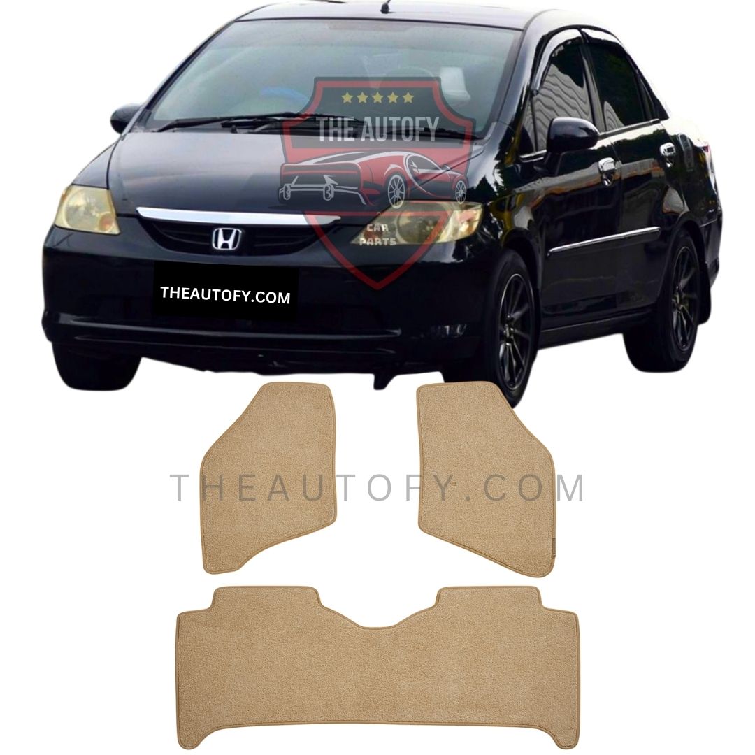 Honda City Premium Carpet Floor Mats - Model 2003-2006