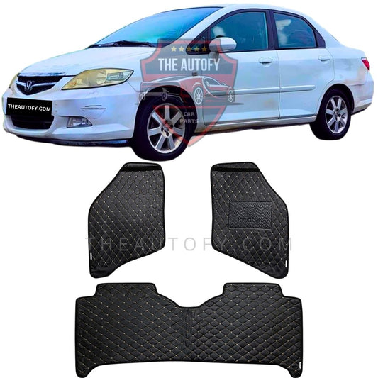 Honda City 7D Flat Floor Mats - Model 2006-2009