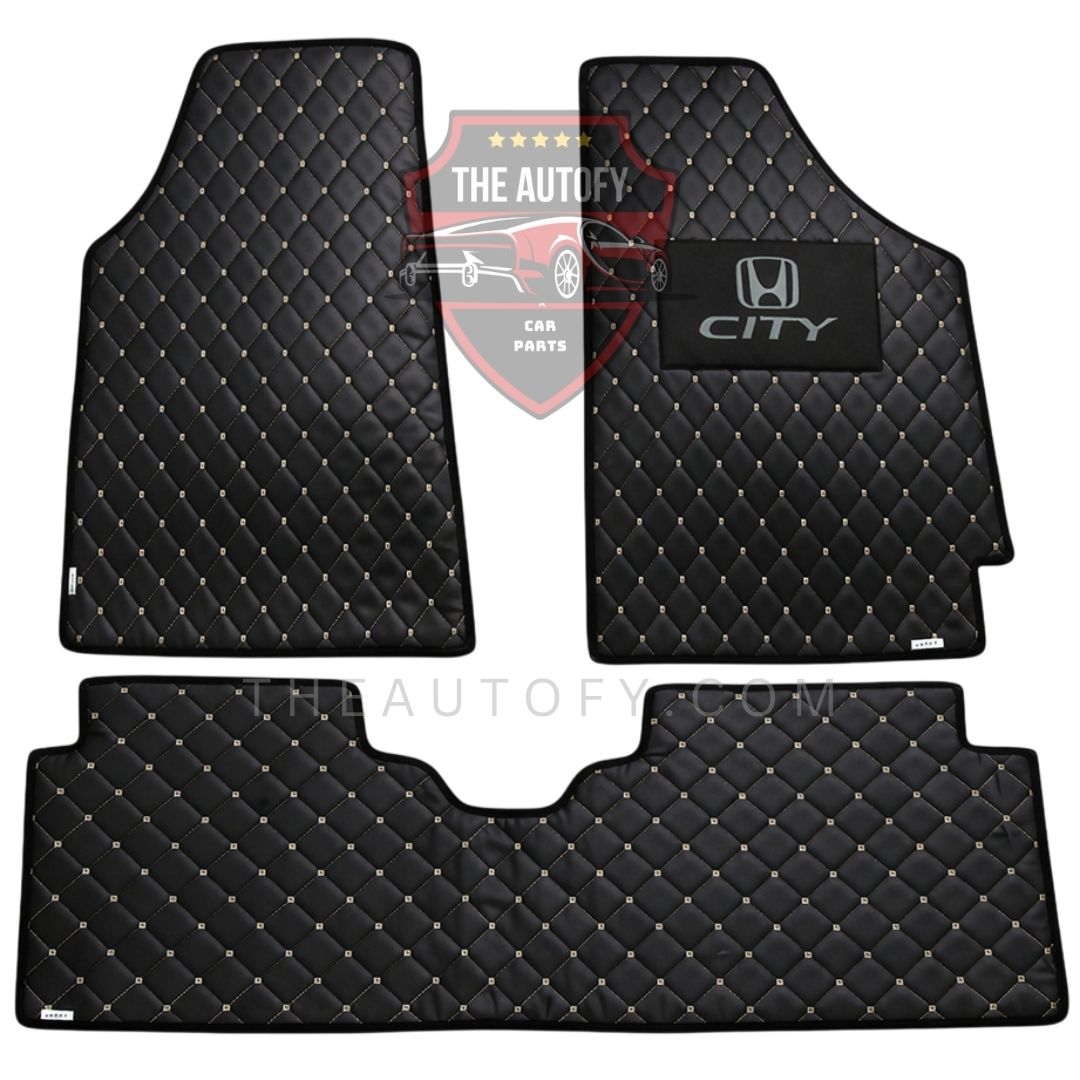 Honda City 7D Flat Floor Mats - Model 1996-2003