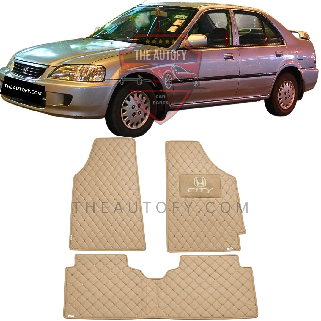 Honda City 7D Flat Floor Mats - Model 1996-2003