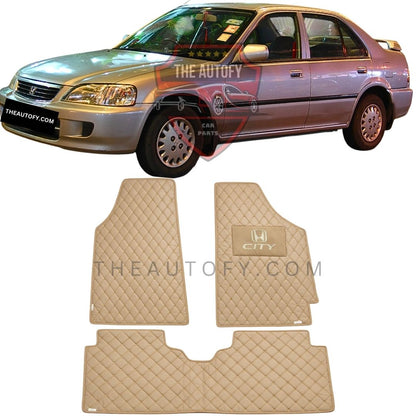 Honda City 7D Flat Floor Mats - Model 1996-2003