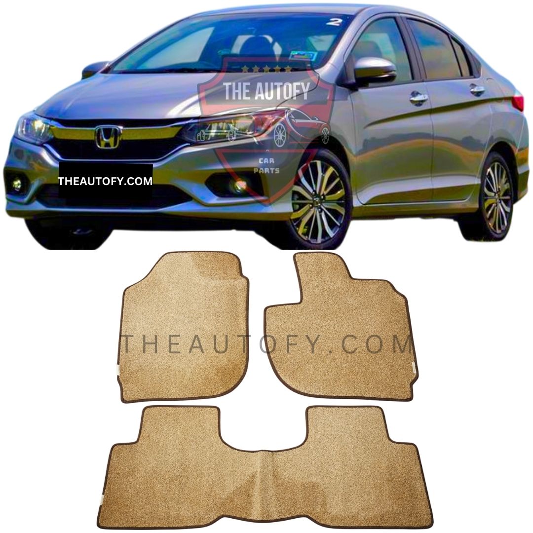 Honda City Premium Carpet Floor Mats - Model 2021-2026