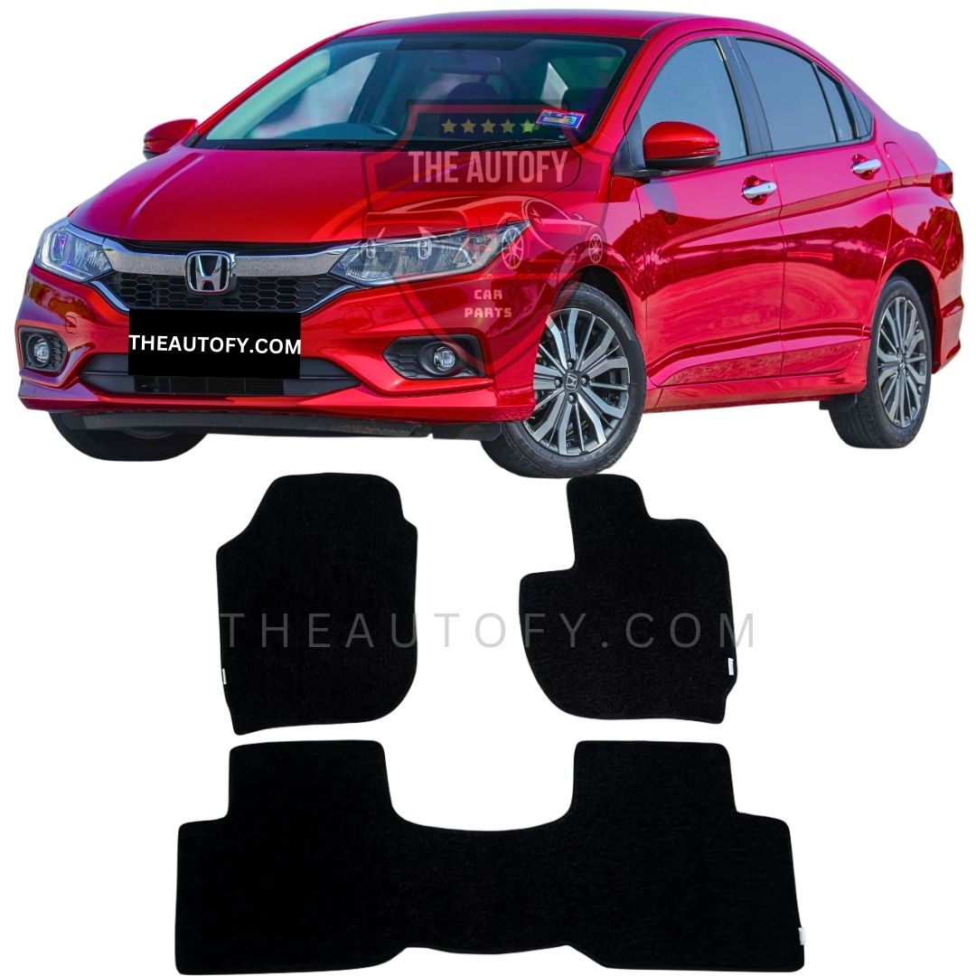 Honda City Premium Carpet Floor Mats - Model 2021-2026