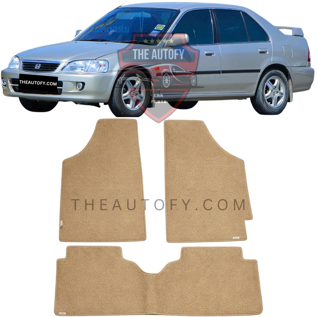 Honda City Premium Carpet Floor Mats - Model 1996-2003