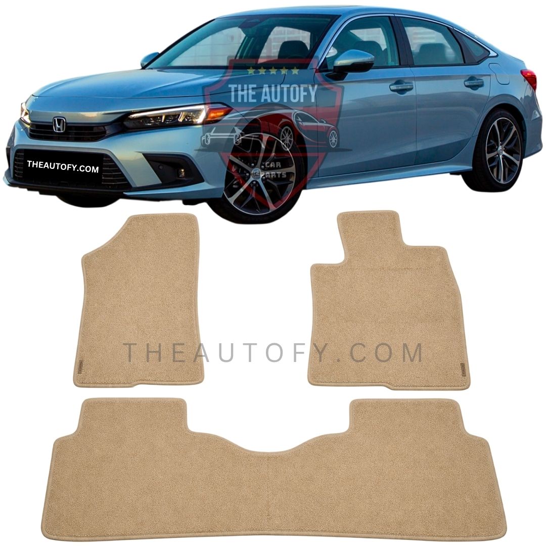 Honda Civic Premium Carpet Floor Mats – Model 2022-2026