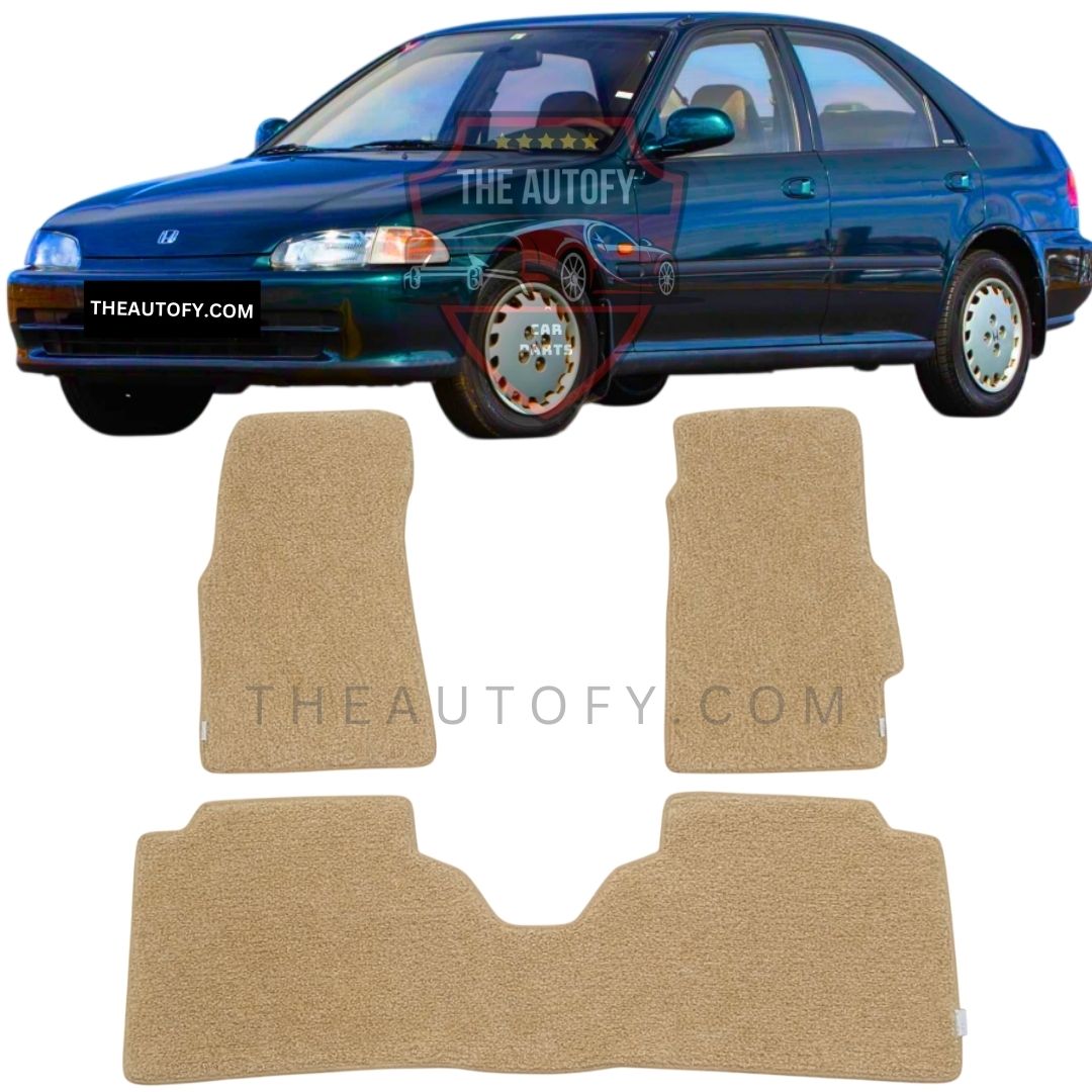Honda Civic Premium Carpet Floor Mats - Model 1992-1996