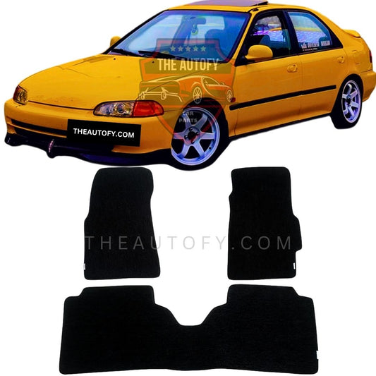 Honda Civic Premium Carpet Floor Mats - Model 1992-1996