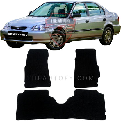 Honda Civic Premium Carpet Floor Mats - Model 1996-2001