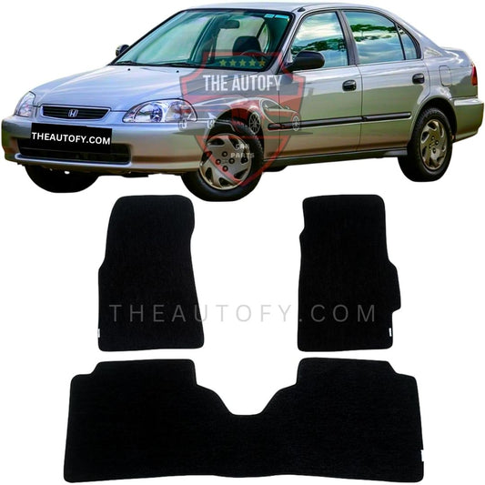 Honda Civic Premium Carpet Floor Mats - Model 1996-2001