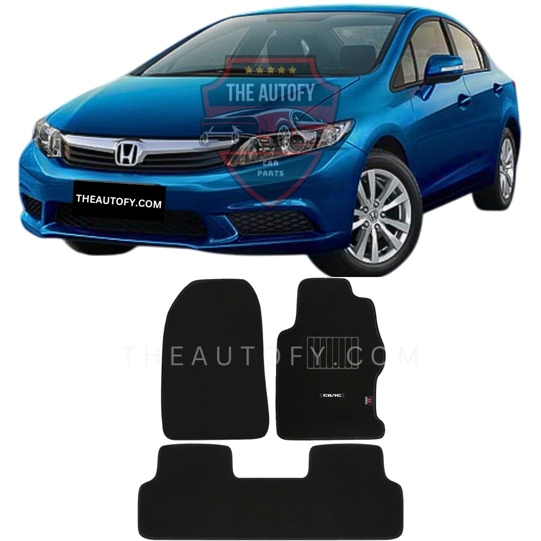 Honda Civic Floor Mats - Model 2012-2016