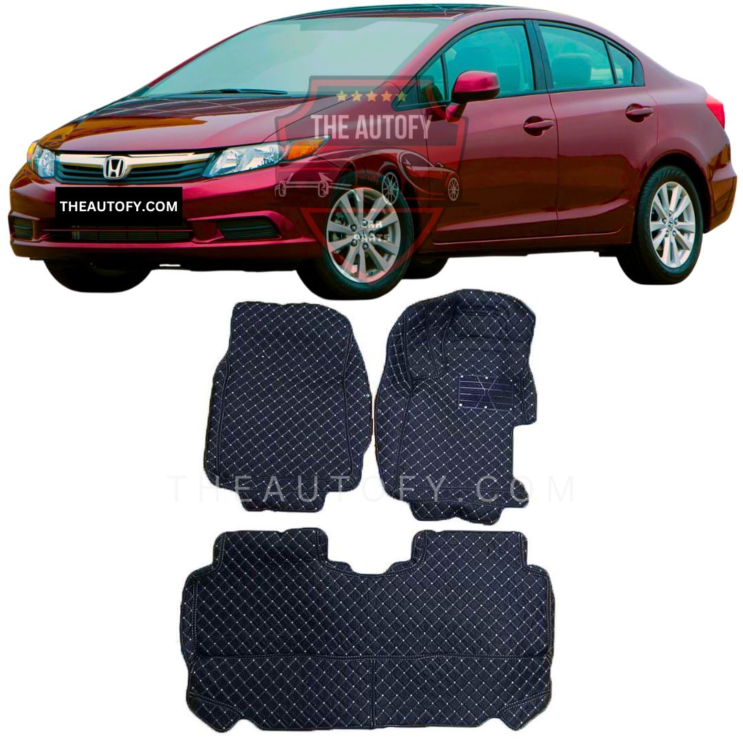 Honda Civic Floor Mats - Model 2012-2016