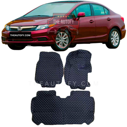 Honda Civic Floor Mats - Model 2012-2016