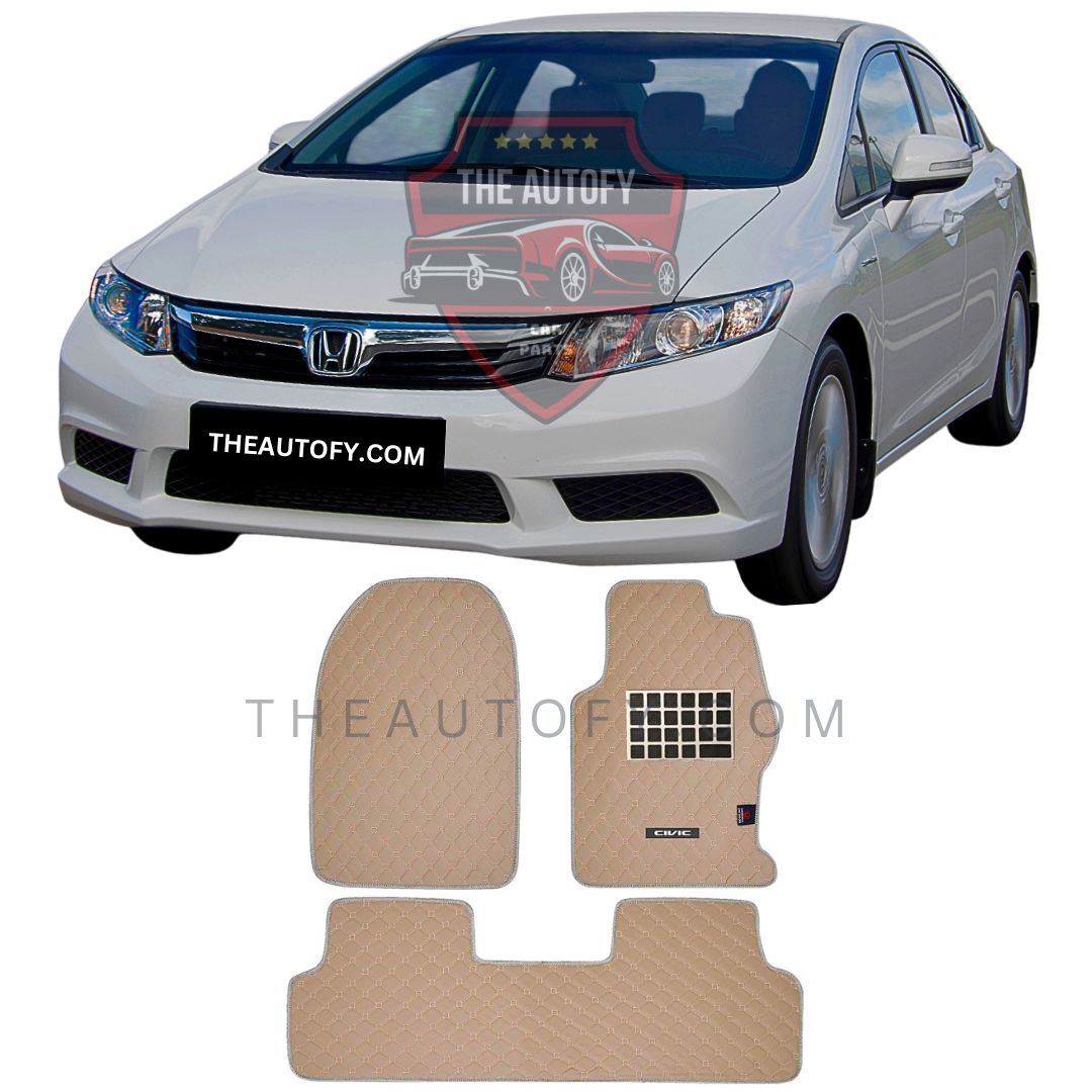 Honda Civic Floor Mats - Model 2012-2016