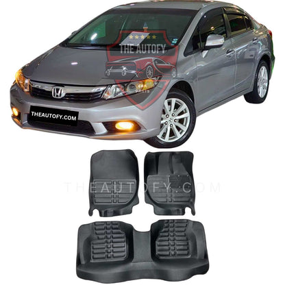 Honda Civic Floor Mats - Model 2012-2016