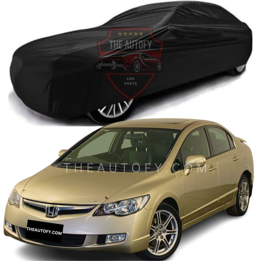 Honda Civic Car Top Cover Multi Color - Model 2006-2012