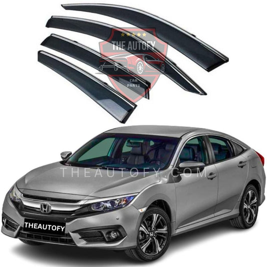 Honda Civic TXR Air Press / Sun Visor 4pcs - Model 2016-2022