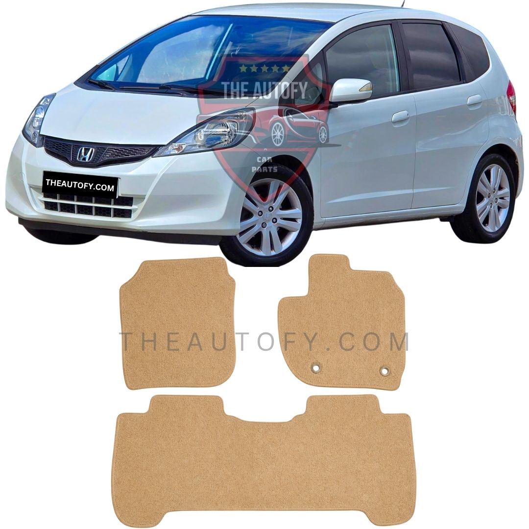 Honda Fit Premium Carpet Floor Mats - Model 2007-2013