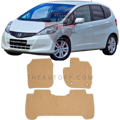 Honda Fit Premium Carpet Floor Mats - Model 2007-2013