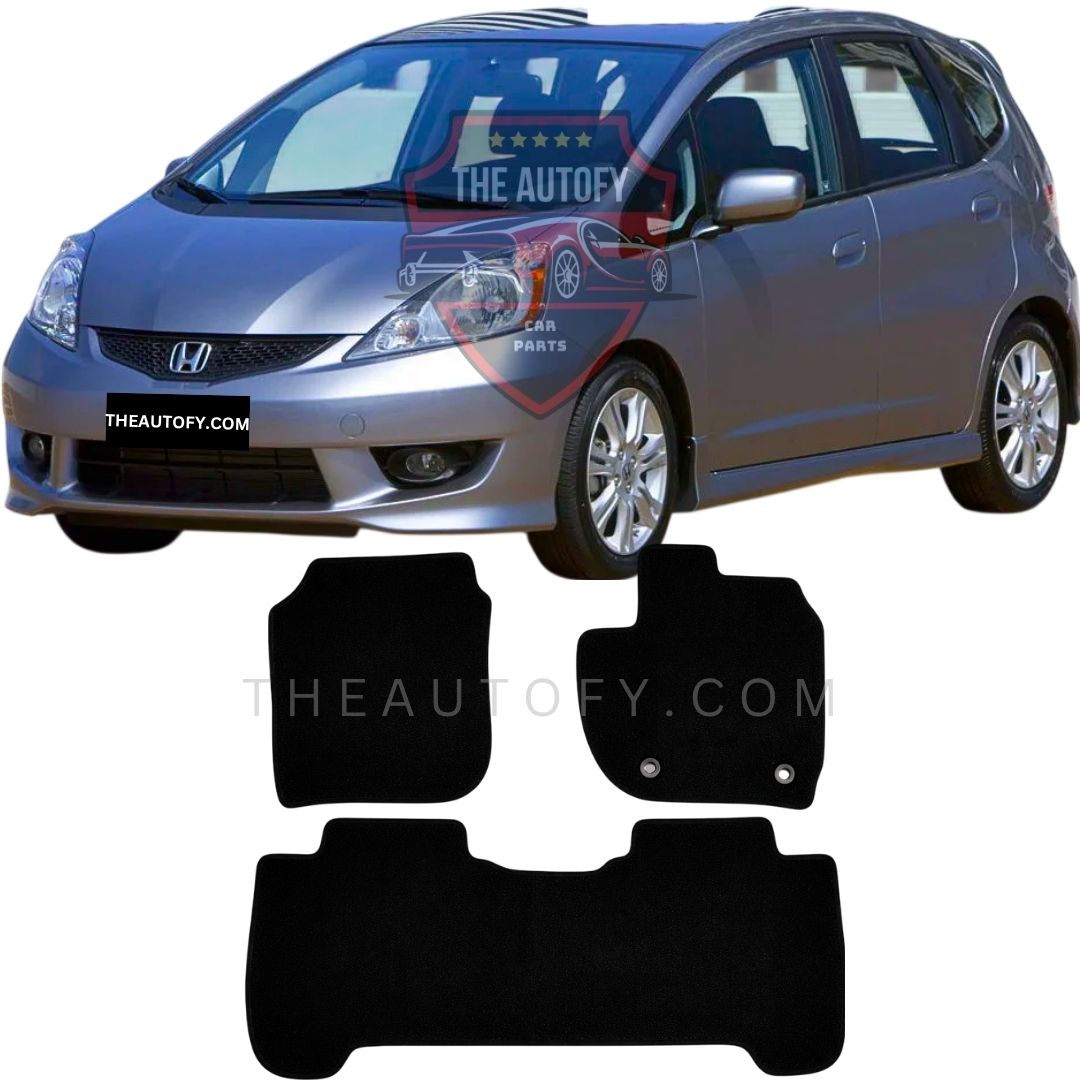 Honda Fit Premium Carpet Floor Mats - Model 2007-2013