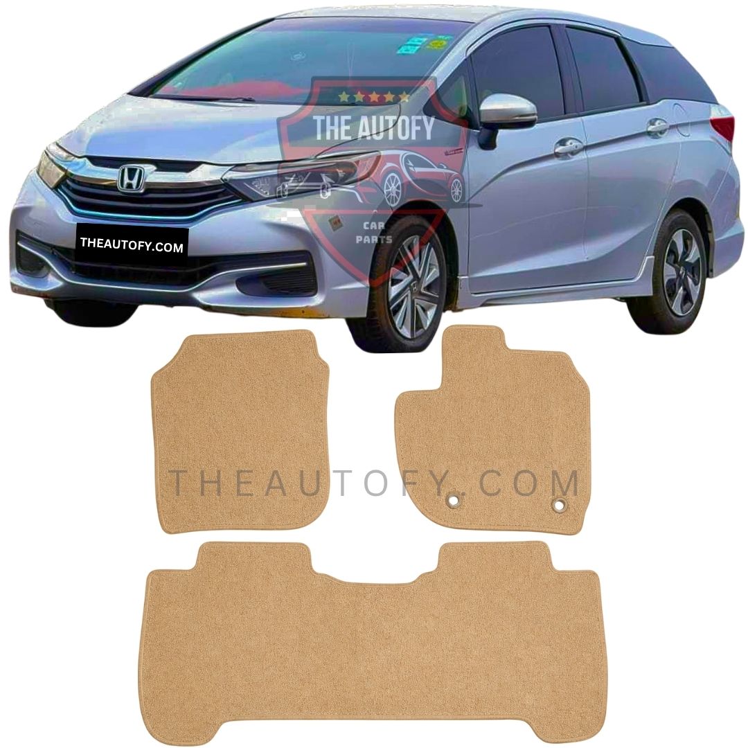 Honda Fit Shuttle Premium Carpet Floor Mats - Model 2015-2022