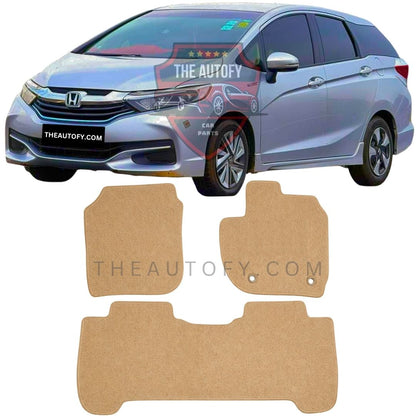 Honda Fit Shuttle Premium Carpet Floor Mats - Model 2015-2022