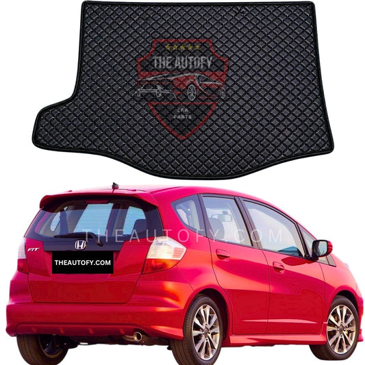Honda Fit Rexine Trunk Mat - Model 2007-2013