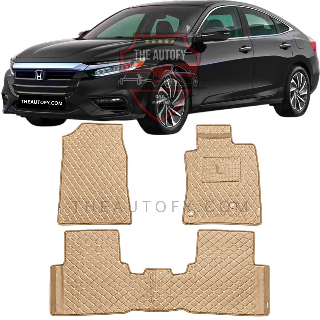 Honda Insight 7D Flat Floor Mats - Model 2019-2022