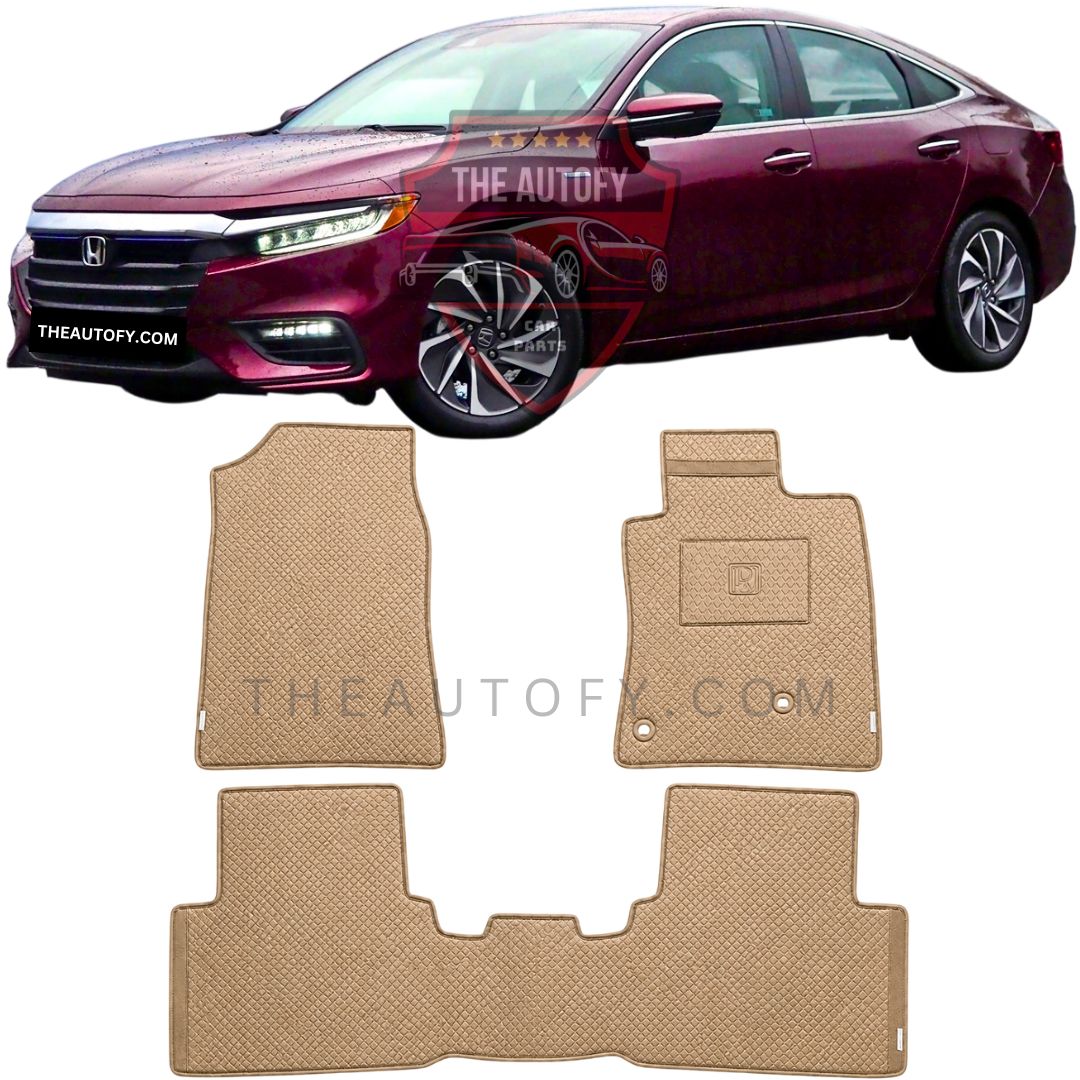 Honda Insight Rexine Floor Mats - Model 2019-2022