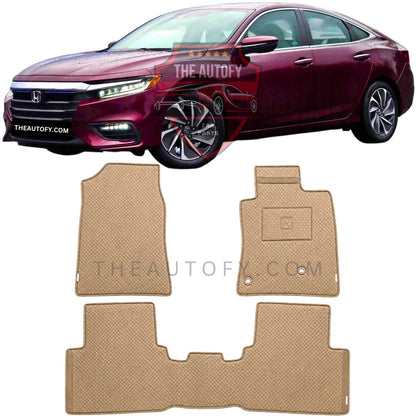 Honda Insight Rexine Floor Mats - Model 2019-2022