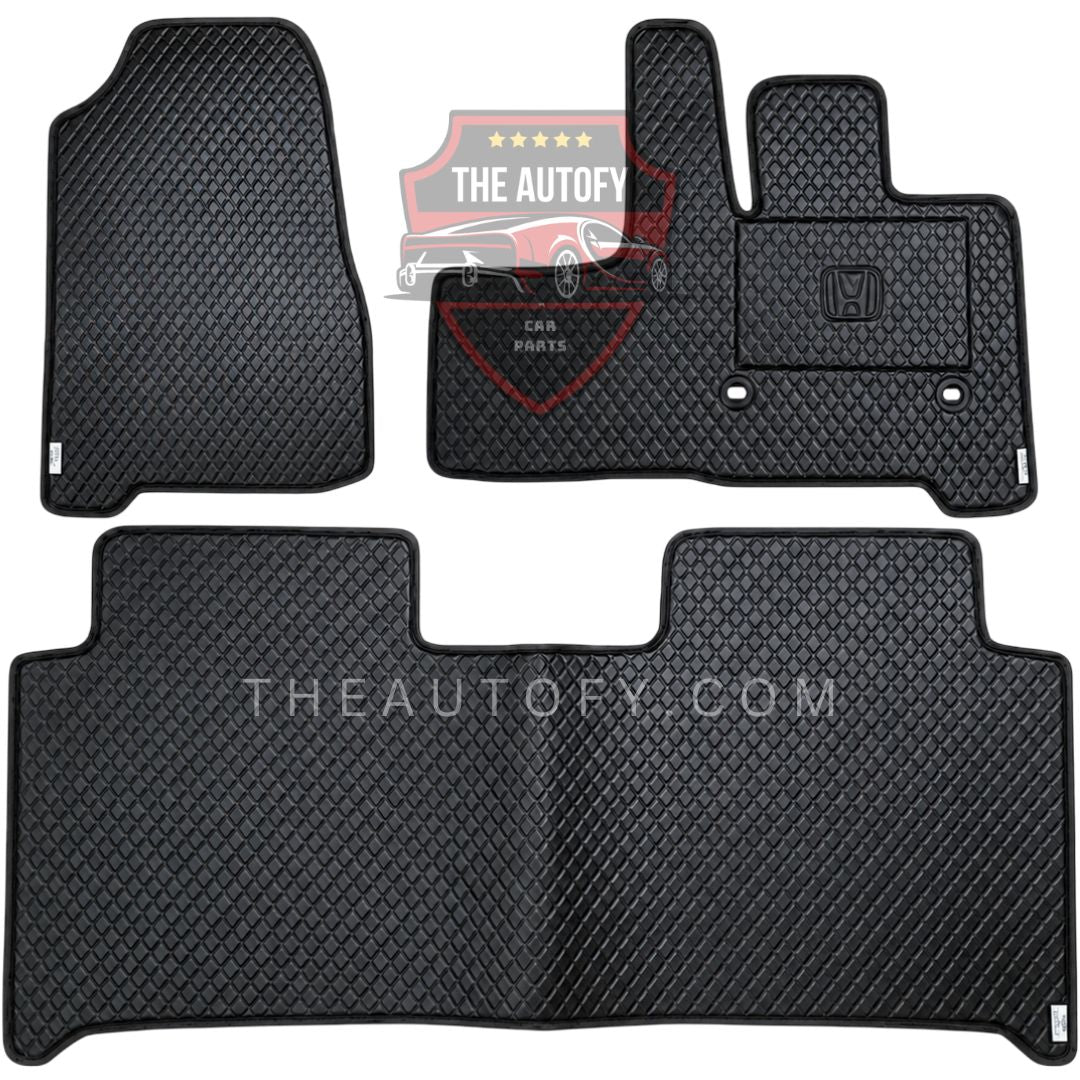 Honda N WGN Rexine Floor Mats - Model 2013-2019