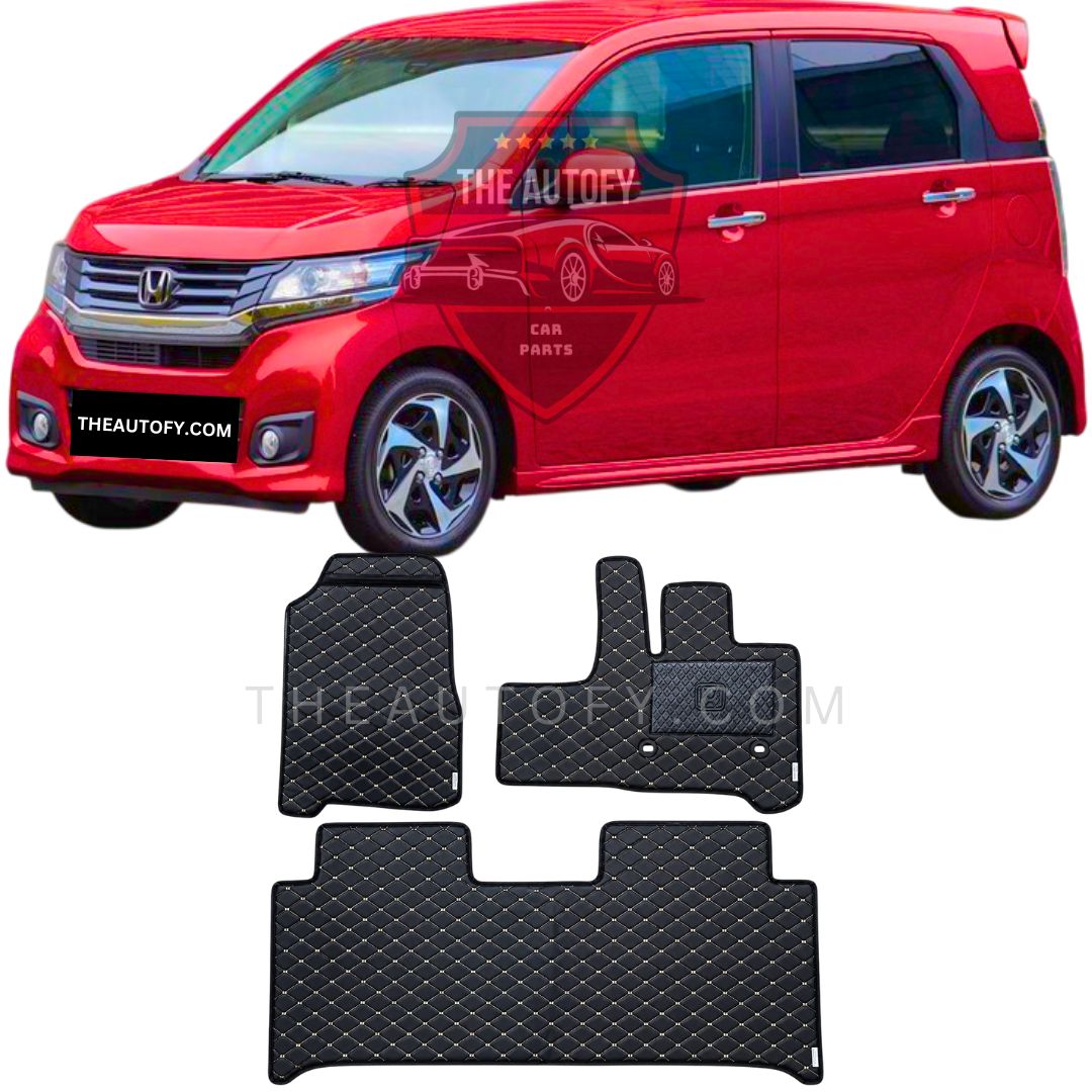 Honda N Wagon 7D Flat Floor Mats - Model 2013-2019