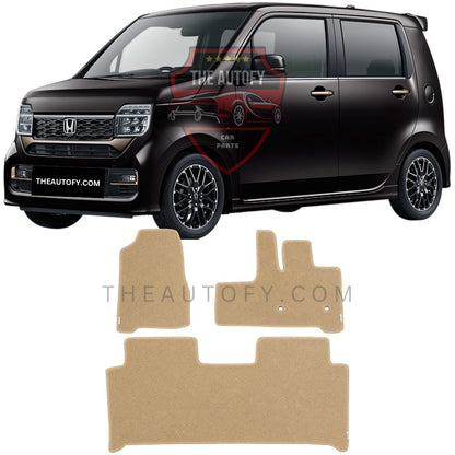 Honda_N_Wgn_Carpet_Floor_Mats_Beige
