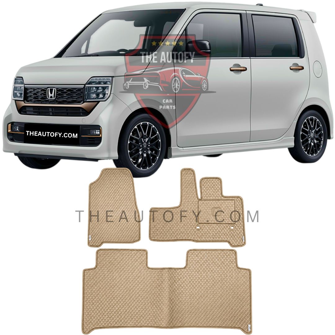 Honda N WGN Rexine Floor Mats - Model 2019-2026