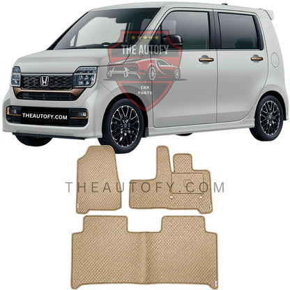 Honda N WGN Rexine Floor Mats - Model 2019-2026