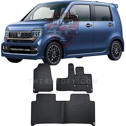 Honda N WGN Rexine Floor Mats - Model 2019-2026