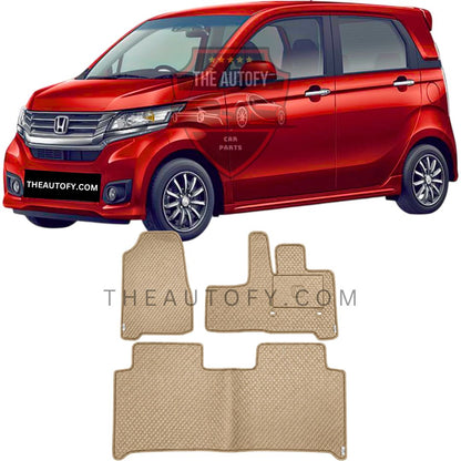 Honda N WGN Rexine Floor Mats - Model 2013-2019