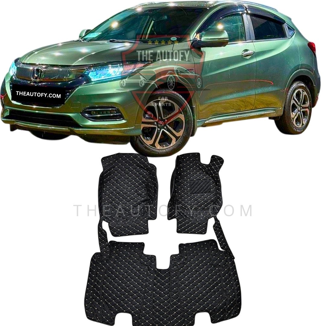 Honda Vezel 7D Floor Mats - Model 2013-2022