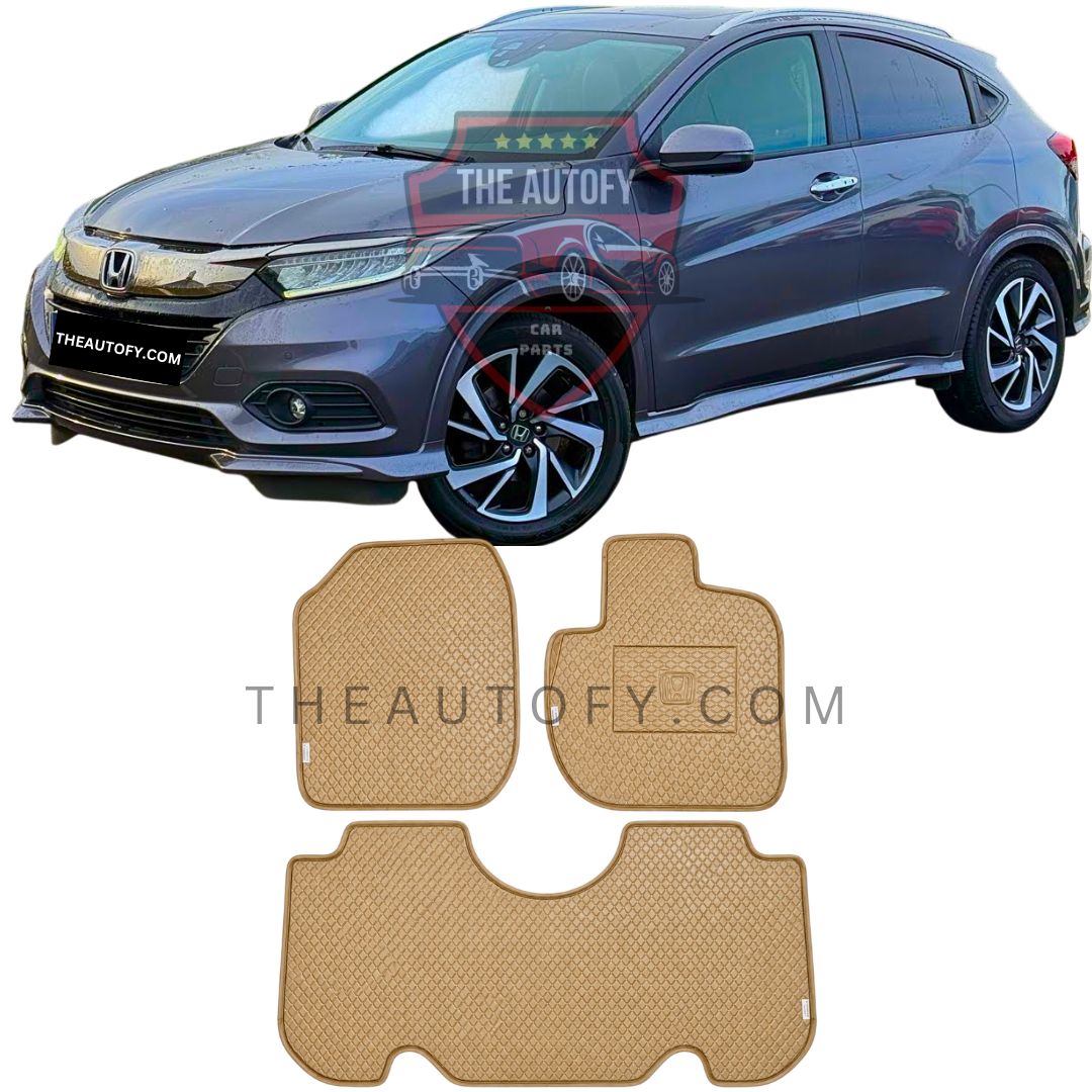 Honda Vezel Rexine Floor Mats - Model 2013-2022
