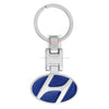 Hyundai-Logo-Metal-Keychain-Keyring-Blue
