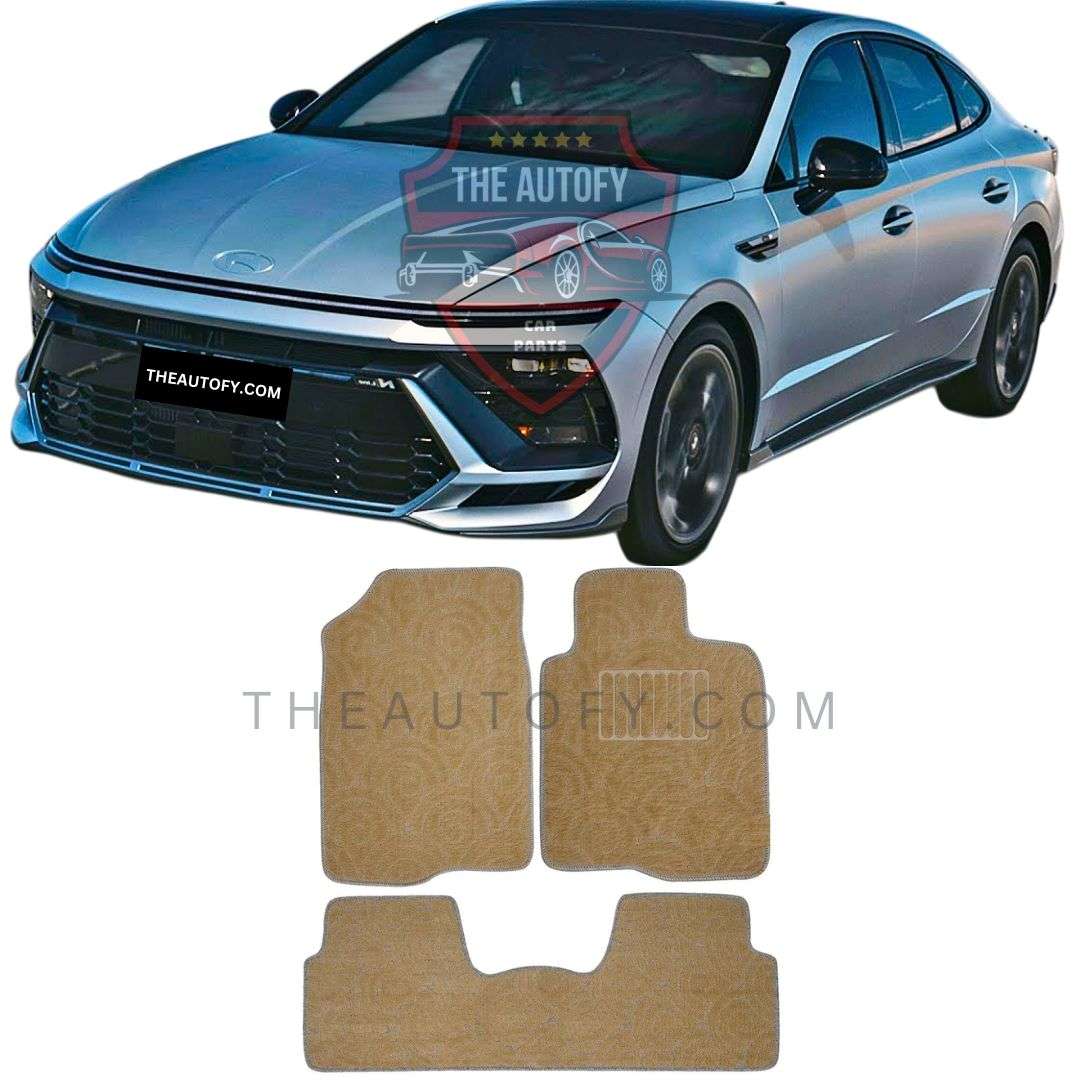 Hyundai Sonata N Line Floor Mats - Model 2025-2026 - THEAUTOFY.COM