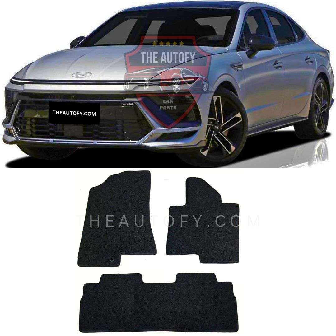 Hyundai Sonata N Line Floor Mats - Model 2025-2026 - THEAUTOFY.COM
