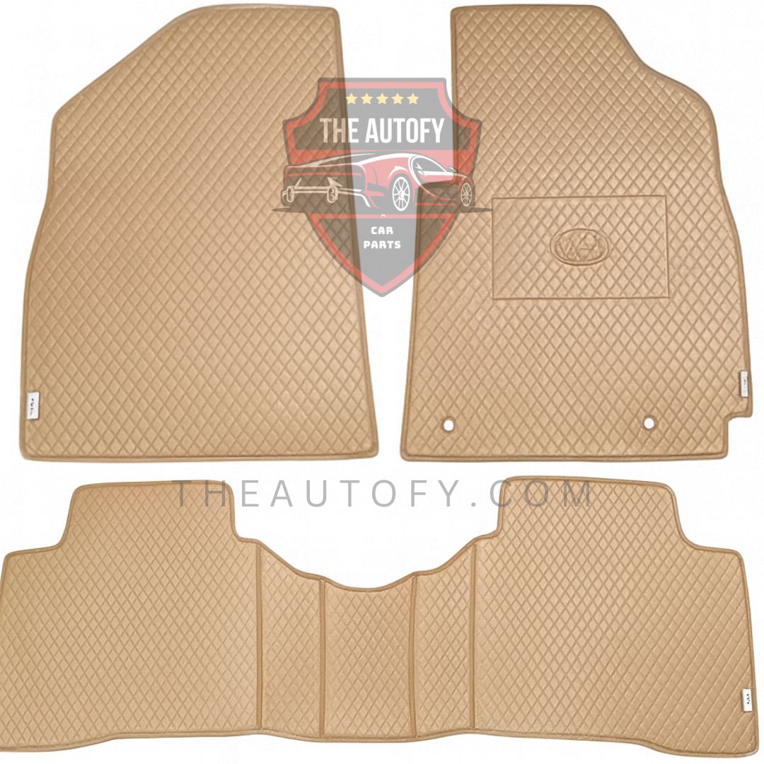 Hyundai Elantra Rexine Floor Mats - Model 2024-2026