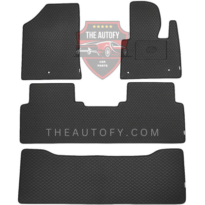 Hyundai Santa Fe Rexine Floor Mats - Model 2024-2026