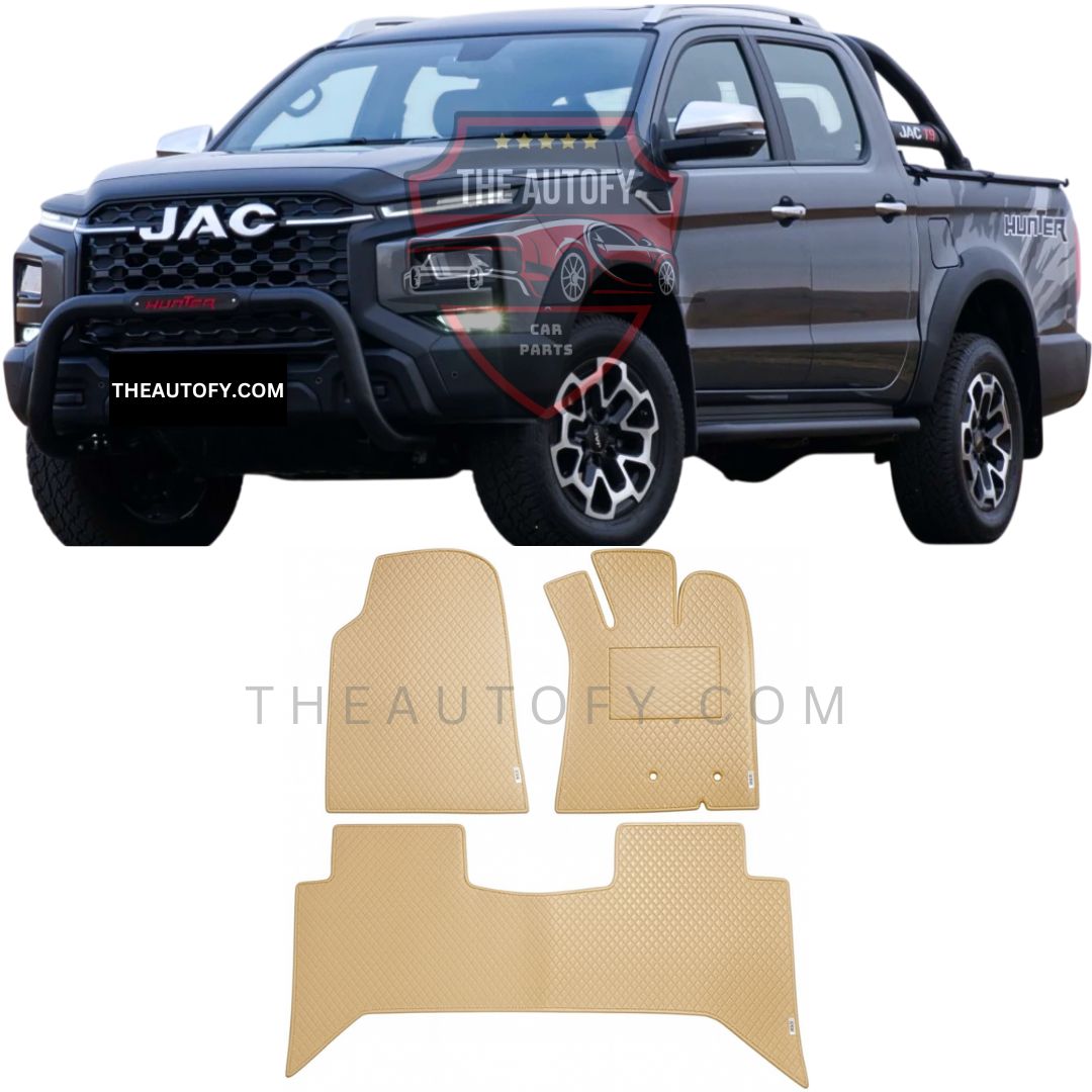 JAC T9 Hunter Rexine Floor Mats - Model 2025-2026